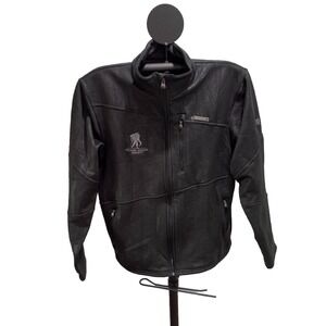 Under Armour UA Wounded Warrior Project Black Full Zip Jacket Men's L Crosshatch